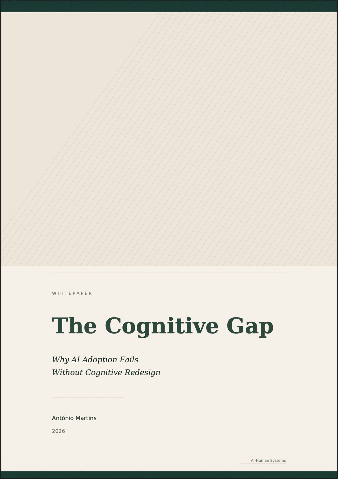 Cover of The Cognitive Gap